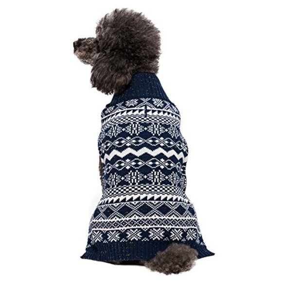 Fair Isle Dog Sweater - Picture 1 of 8